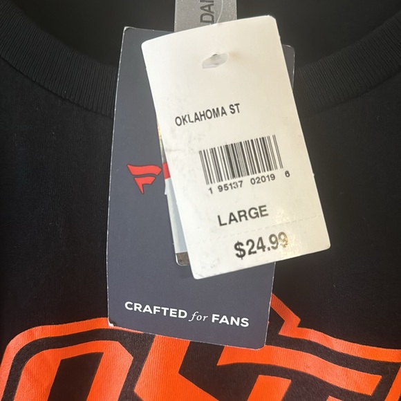 Oklahoma State University men’s T-shirt. New. - Picture 3 of 4